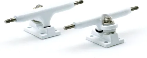 Miniatura 24 de A1 Pro Fingerboard Trucks 36 mm 34 mm 32 mm con nueva base y copa de pivote (32 mm Azul bebé)