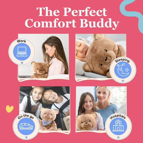 Miniatura 5 de Lilly's Love Animal de Peluche con Peso, 5 lb Peluche Sensorial para Niños y Adultos Lavable a Máquina con Interior Extraíble Animal