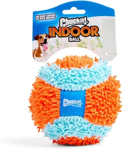 Miniatura 9 de Chuckit! Coctelera de caza interior para perros, juguetes interactivos para perros para aburrimiento, 7.75 pulgadas, naranja y azul Coctelera