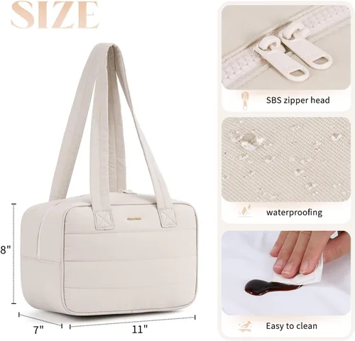 Miniatura 4 de Bolsa de almuerzo para mujer，Bolsa de almuerzo congelable，Bolsa de almuerzo pequeña con paquete de hielo incorporado，Bolsas de almuerzo para mujer