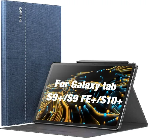 Miniatura 11 de INFILAND Funda para Galaxy Tab S10+ Plus 2024, S9+ Plus, S9 FE Plus, funda de soporte multiángulo compatible con Samsung Tab S10 Plus/S9 Plus/S9 FE