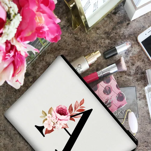 Miniatura 4 de Vavabox A-Z Bolsa de Maquillaje Personalizada, Regalos de Cumpleaños para Mujeres y Mamá, Regalos para la Mejor Amiga, Bolso Cosmético para Novia