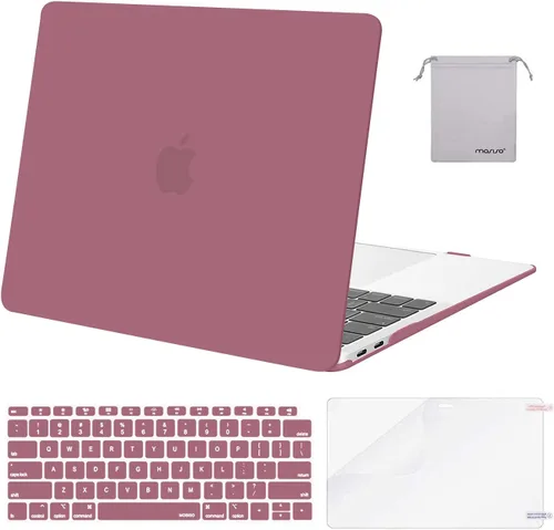 Miniatura 13 de MOSISO - Funda rígida y de plástico compatible con MacBook Air de 13 pulgadas versión 2022, 2021-2018, A2337 M1 A2179 A1932; con cubierta