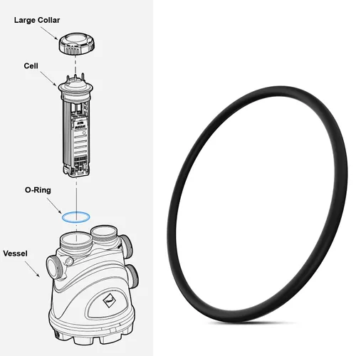 Miniatura 7 de RO6G R0586300 Reemplazo de sello de junta tórica de collar grande Zodiac Nature 2 Fusion, Jandy, Fusion Inground, Vision Pro Aboveground, Fusion