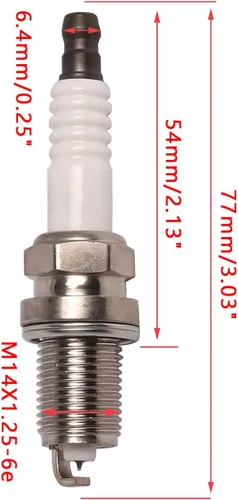 Miniatura 6 de ENA Juego de 3 bobinas de encendido rojas 6 bujías platino 3 conectores 3 cables compatibles con Toyota Lexus 2001-2005 IS300, 1998-2005 GS300