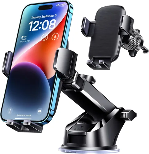 Miniatura 10 de Soporte de teléfono para coche, soporte de teléfono celular manos libres, soporte para ventilación de automóvil, soporte para automóvil, compatible