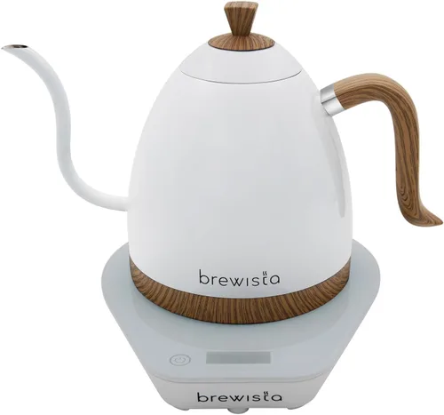 Miniatura 7 de Brewista Artisan - Hervidor eléctrico de cuello de cisne, hervidor de agua con panel LCD, control preciso de temperatura, hervido rápido y ajustes