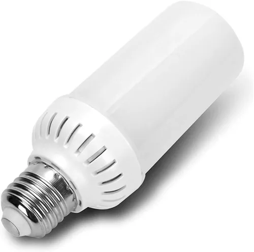 Miniatura 8 de 12Vmonster Bombilla LED con efecto de fuego ámbar brillante con llama parpadeante en E26 Base de tornillo Edison mediana DC 12 voltios Paisajismo