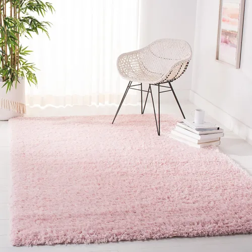 Miniatura 9 de SAFAVIEH Madrid Shag Collection - Alfombra redonda, 6 pies 7 pulgadas, color carbón, diseño sólido, no desprende pelusa y de fácil cuidado, 2 Carbón