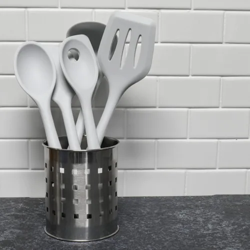 Miniatura 4 de Chef Craft Espátula/espátula de silicona premium, 11.75 pulgadas, color gris