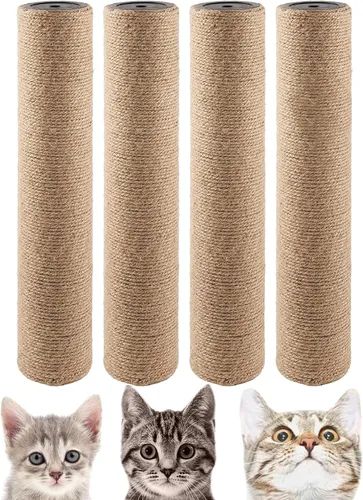 Miniatura 11 de BNOSDM Paquete de 6 piezas de repuesto para árbol rascador M8 de 15 x 2.75 pulgadas para gatos de interior, cuerda de torre, postes de rascado