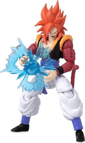 Dragon Ball Super - Figura de acción y set de accesorios Dragon Stars Power Up Pack, Gogeta Super Saiyan 4, Bandai Namco