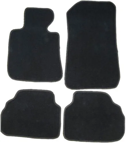 Miniatura 8 de IKON MOTORSPORTS, tapetes para piso compatibles con BMW E92 3-Series, 2007-2013 delantero y trasero beige 4 piezas de nylon para alfombras de piso
