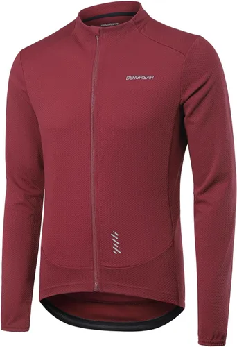 BERGRISAR Camiseta de ciclismo de manga larga para hombre, camiseta de ciclismo de carretera para primavera, otoño, ciclismo, montaña, MTB