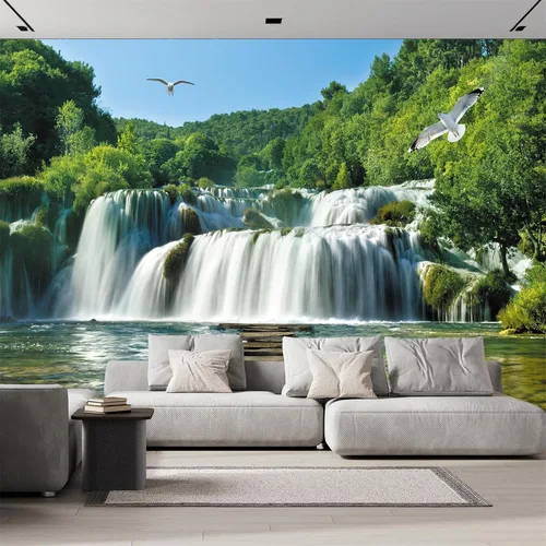 Miniatura 3 de FLFK Murales de Pared Despegables y Adhesivos de Paisaje de Cascada 78.7"x59" - Papel Tapiz Autoadhesivo Pintura Adhesivo Grande XXL Póster