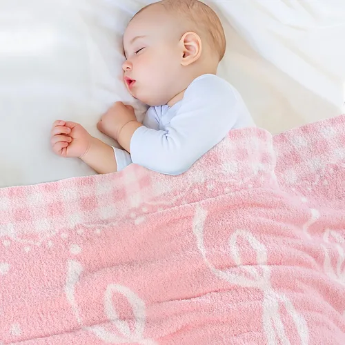Miniatura 15 de JOOJA Manta para bebé recién nacido, para niños y niñas, esencial para bebés de 0 a 6 meses, para recibir mantas de punto, saco de dormir, Guepardo