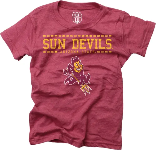Miniatura 4 de Wes and Willy NCAA - Camiseta mezclada S/S para niñas púrpura (washington huskies purple)
