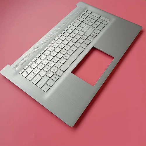Miniatura 3 de Reemplazo de la caja superior del ordenador portátil Palmrest retroiluminado parte del montaje del teclado para HP 17-CN 17-CP17T-CN 17Z-CP