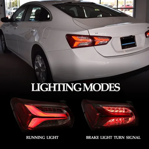 Miniatura 4 de FIONE - para Chevy Malibu Conjunto de luz trasera LED 2019 2020 2021 2022 Luz trasera externa lado izquierdo del conductor LH 84595944 GM2804143