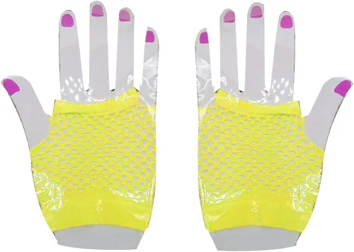 Miniatura 6 de ink2055 Guantes de malla de malla sin dedos para fiesta de despedida de soltera