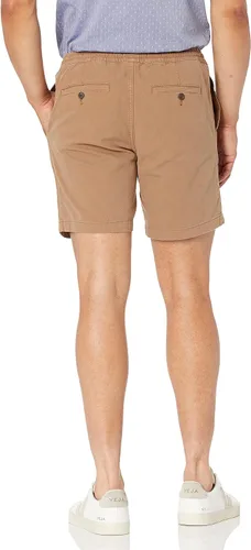 Miniatura 2 de Goodthreads Pantalones cortos de lona elástica para hombre de ajuste ajustado de 7 pulgadas