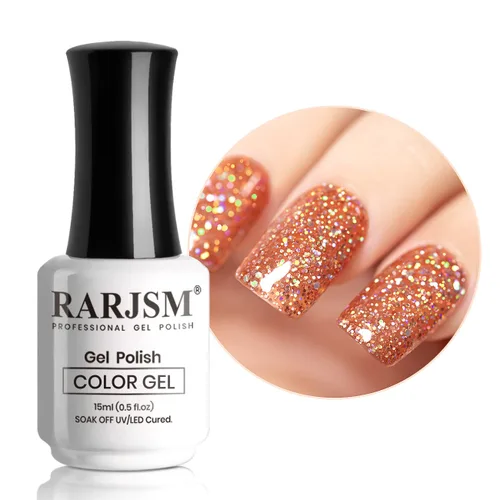 Miniatura 33 de RARJSM Esmalte de uñas de gel con purpurina de nieve, diamante brillante, gel de uñas de color blanco lechoso con pigmentos plateados y brillantes