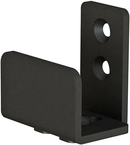 Miniatura 12 de JUBEST Guía de piso de acero inoxidable para montaje en pared, herrajes para puertas corredizas de granero de hasta 1-3/4 "W 1-7/8 "H