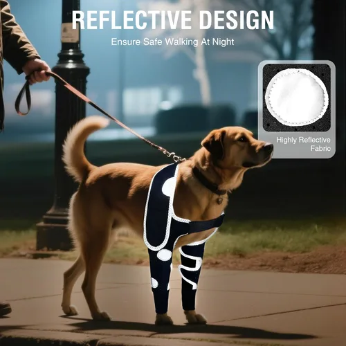 Miniatura 5 de Codera para perro y pierna delantera para perro para dejar de lamer, protector de codo de perro y coderas de higroma para perros, mangas