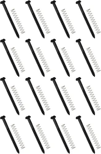 Miniatura 5 de 32 tornillos de montaje para pastilla Yootones Bass compatibles con pastillas P Bass Jazz Bass o P90 (negro)