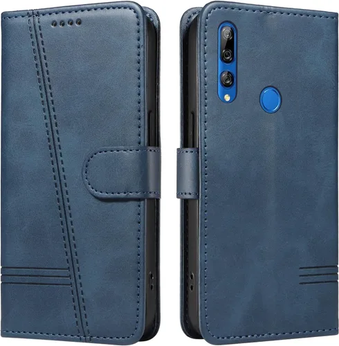 Miniatura 40 de Funda con tapa para Huawei Nova Lite 3, protección de 360 grados, a prueba de golpes, de piel sintética, con función atril y 3 ranuras