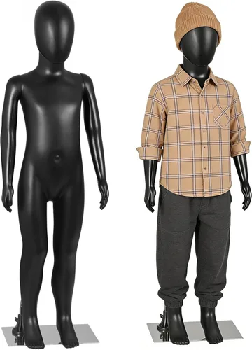 Miniatura 14 de Maniquí femenino de cuerpo completo con cabeza ajustable, extremidades flexibles, diseño desmontable de 69 pulgadas, forma de vestido con base