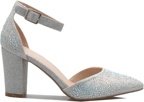 Miniatura 2 de Olivia K - Zapatos de tacón con pulsera en el tobillo para mujer, estilo clásico, cómodos