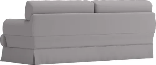 Miniatura 2 de Durabale - Funda de repuesto de algodón denso de tres asientos para sofá Hovas solo compatible con IKEA Hovas de 3 plazas (algodón gris hova)
