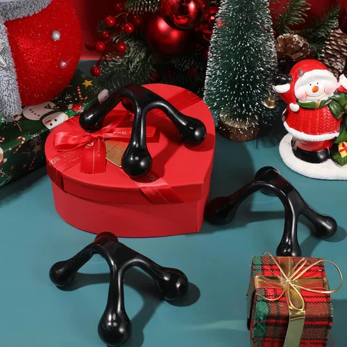 Miniatura 5 de TrelaCo Paquete de 50 herramientas de masaje de cuatro puntos, regalo de Navidad para empleados, regalo de elefante blanco, perillas de masaje de 4