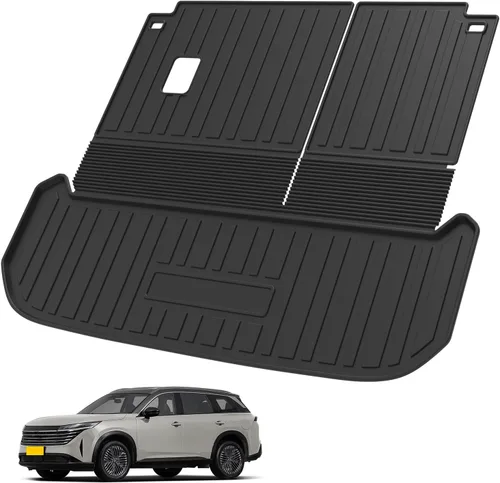 Miniatura 14 de Elsetyler Revestimiento de carga para viaje 2021 – TPO negro para todo tipo de clima, resistente al agua, bandeja de carga trasera, protector