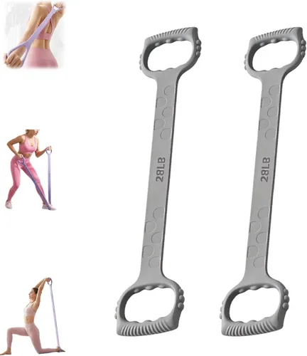 Miniatura 12 de Figura 8 Banda de resistencia de fitness, Figura 8 bandas de ejercicio para mujeres y hombres, 8 bandas de goma de resistencia en forma de brazos