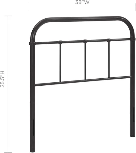 Miniatura 2 de Modway Serena - Cabecera de cama de acero estilo rústico