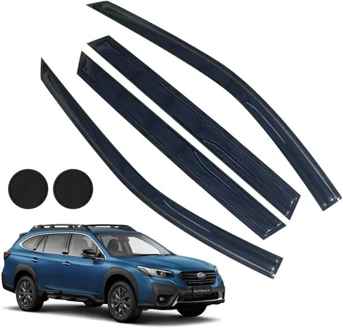 Miniatura 18 de Protectores de lluvia para Mazda 3 Hatchback 2010-2013, deflectores de ventana lateral con cinta adhesiva para Mazda 3 Hatchback, viseras de ventana