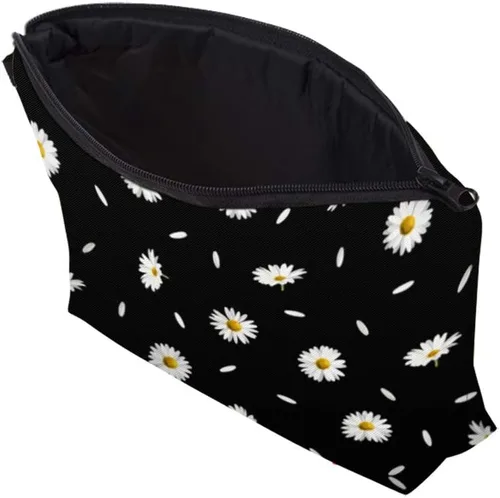 Miniatura 6 de Deanfun Bolsa de cosméticos para mujer, flores de mandala, bolsas de maquillaje impermeables, bolsa espaciosa para artículos de tocador, accesorios