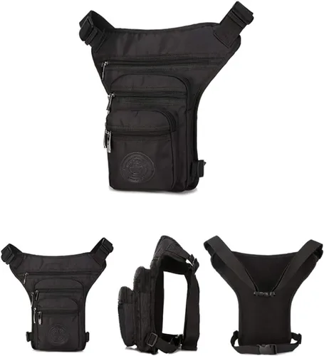 Miniatura 2 de Riñonera deportiva para muslo, riñonera táctica de carreras, impermeable, para motocicleta, al aire libre, viajes, senderismo, escalada, ciclismo