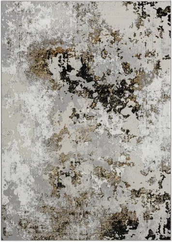 Miniatura 8 de LUXE WEAVERS Alfombra abstracta moderna de textura alta y baja, antracita, 6'X9