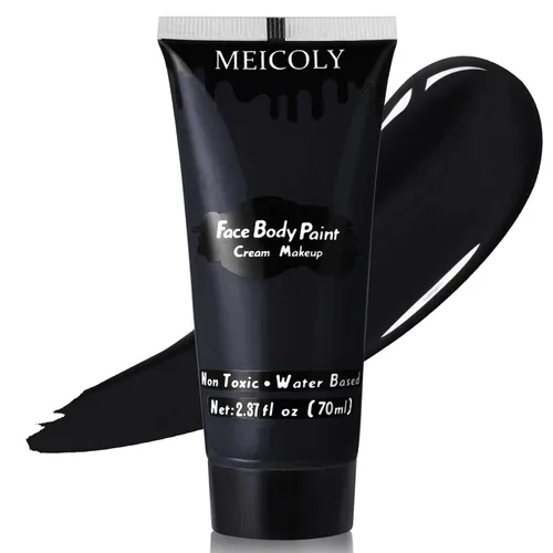Miniatura 19 de MEICOLY Pintura facial color morado claro crema, tubo grande de 2.37 onzas, pintura de cuerpo completo a base de agua para adultos y niños, pintura