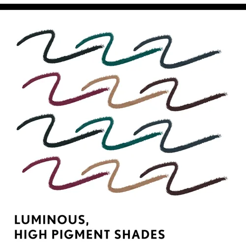 Miniatura 4 de COVERGIRL Exhibitionist - Delineador de ojos Kohl de 24 horas, negro, delineador de ojos de gel, 0.04 Fl Oz, delineador de ojos negro, delineador