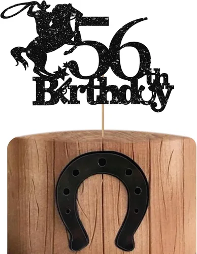 Miniatura 27 de Cowboy - Decoración para pastel de cumpleaños 40 para hombres, decoración de pastel de cumpleaños 40 para hombres, decoración de pastel