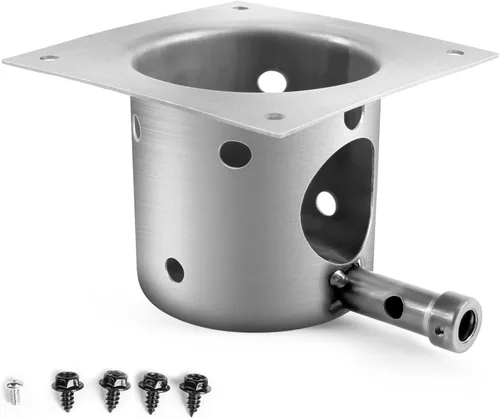 Piezas de repuesto mejoradas para olla de fuego para Pit Boss y Traeger para ahumar parrilla de pellets de madera, olla para quemador de fuego