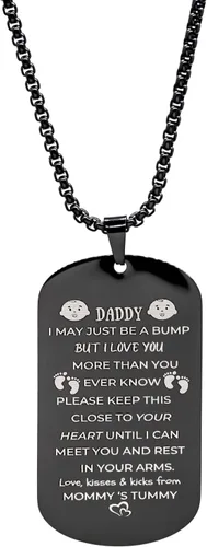 Regalos para papá - Regalos para papá por primera vez, collar regalos para papá nuevo, regalos para hombres, regalos para el padre futuro, anuncios