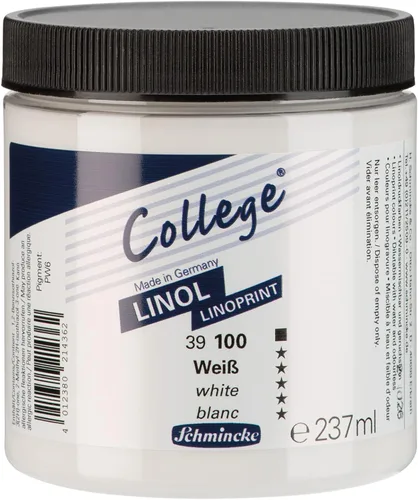 Miniatura 12 de Schmincke - College Linol, Artists' Lino Colors Negro 8.0 fl oz, 39700053, Tinta de impresión de lino a base de agua de bajo olor, impresión rápida