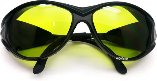 Miniatura 9 de MCWlaser Gafas de seguridad láser para 190-440 y 780-900nm, 900-1100nm, 10600nm típico para 355nm 405nm 808nm 980nm 1064nm 10600nm EP-17 estilo 2