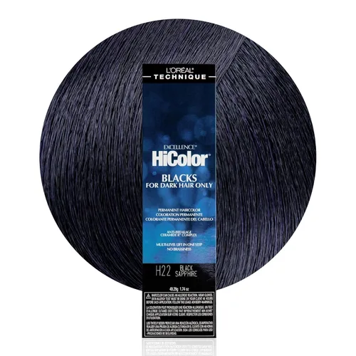 Miniatura 9 de L'Oréal Technique HiColor Violet & Blacks Permanent Hair Color - Anti-Breakage Ceramide R Complex, Multi-Lift with No Brassiness, For Dark Bases