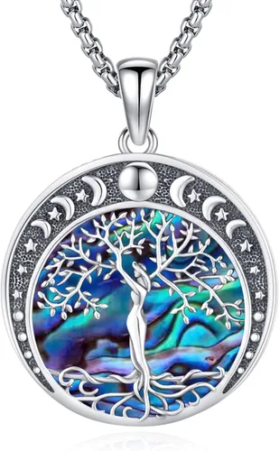 Miniatura 9 de Joyería Mágica para Mujeres y Hombres Nudo de Bruja Plata 925 Original Collar de Nudo de Bruja Tetragrammaton Hecate Collar Lilith Collar Pentagrama